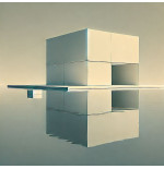 Flux de silence - Tableau Décoratif Minimaliste