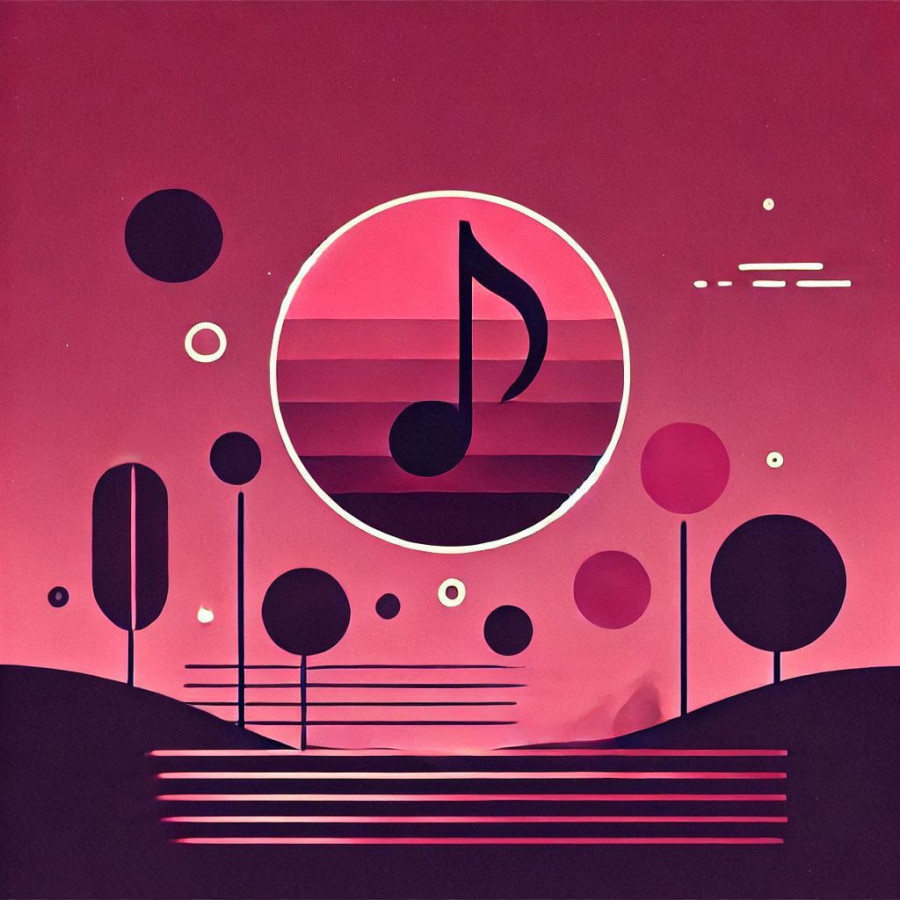Echo silencieux - Tableau Décoratif Musique