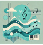 Pause musicale - Tableau Décoratif Musique