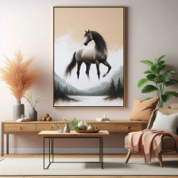 Cheval majestueux - Tableau décoratif