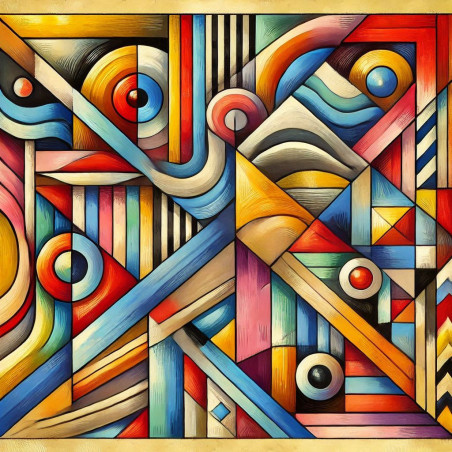Waves Of Tought - Tableau Contemporain