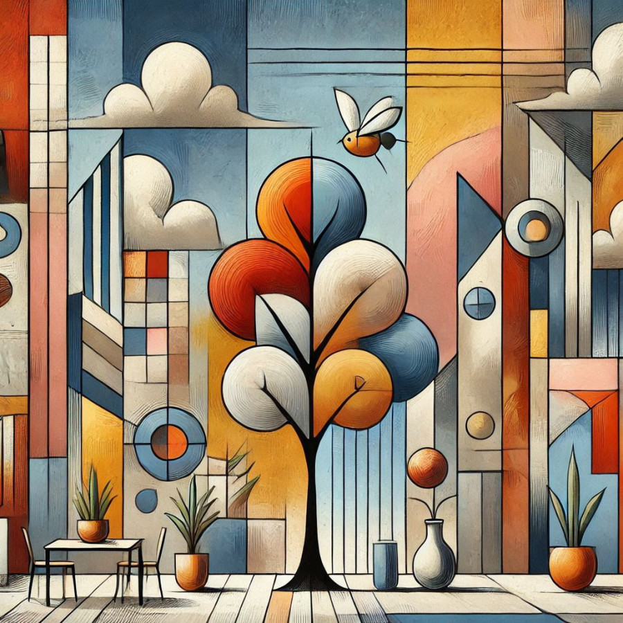Couleurs Tumultueuses - Tableaux Contemporains