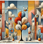Couleurs Tumultueuses - Tableaux Contemporains