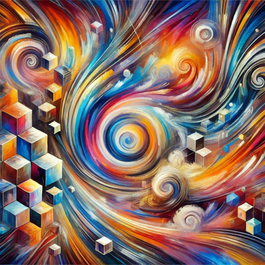 Abstract Nonsense - Tableau Décoratif Abstrait