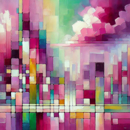 Vortex of Thought - Tableau Décoratif Abstrait