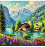 Sous le Ciel Infini - Tableau Décoratif Nature