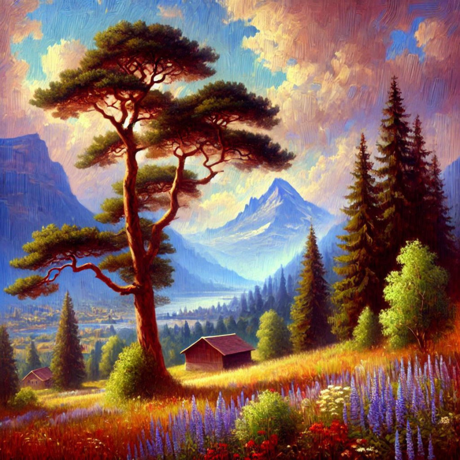Lumières et Ombres Naturelles - Tableau Décoratif Nature